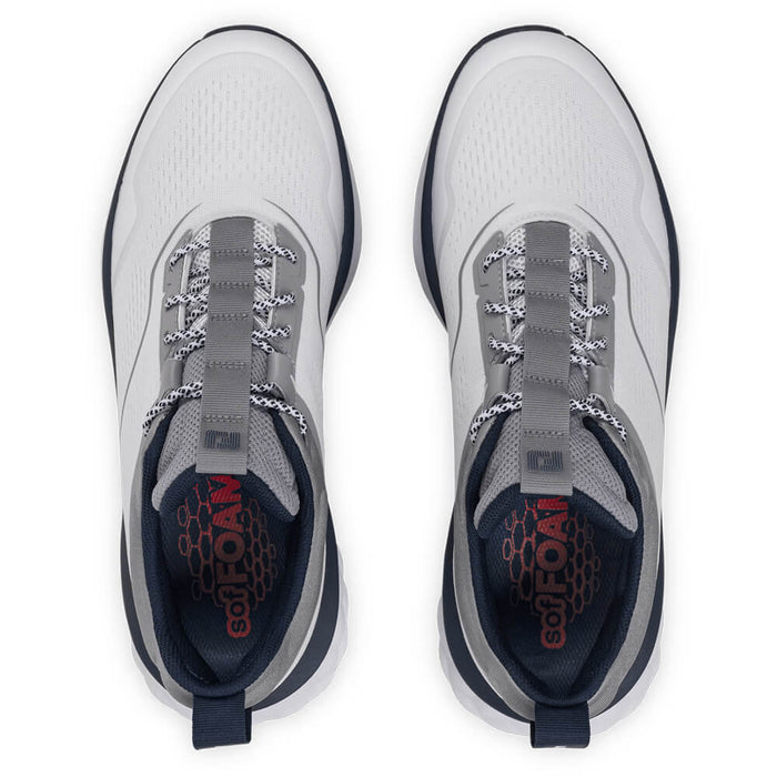 FootJoy Quantum Spikeless Golf Shoes White/Navy/Red - 26 Men