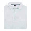 FootJoy Spark Geo Lisle Golf Polo Mint Julep/White/Windward Blue - SF26 Men