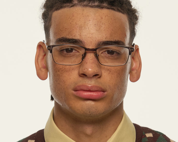 lifestyle-Ant::men Foster Eyeglasses Rectangle Black plant-based plastic
