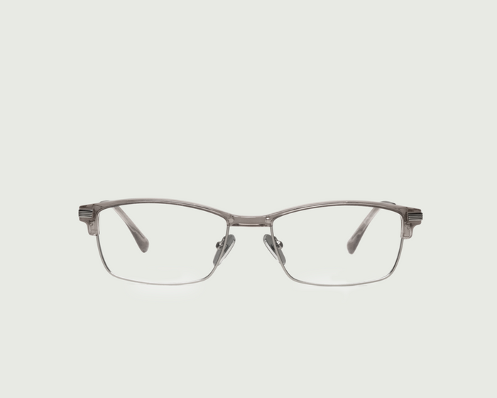 Cove::Foster Eyeglasses Rectangle Black plant-based plastic front