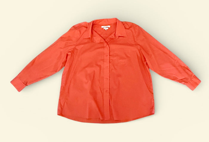 Foxcroft Preowned great condition Size 20 Coral Blouse