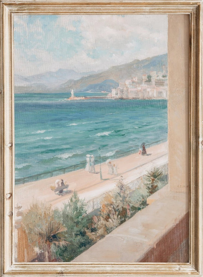 "From My Window in Cannes" Art Print_Sugar & Canvas_Albert Edelfelt
