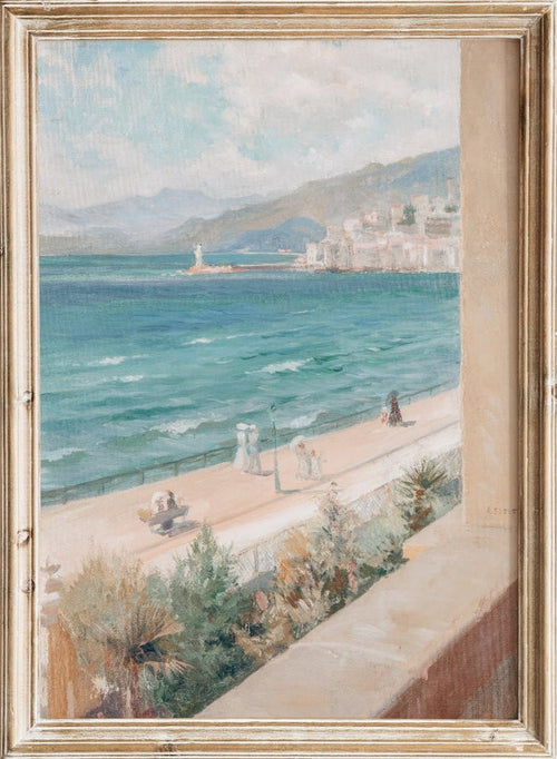 "From My Window in Cannes" Art Print_Sugar & Canvas_Albert Edelfelt
