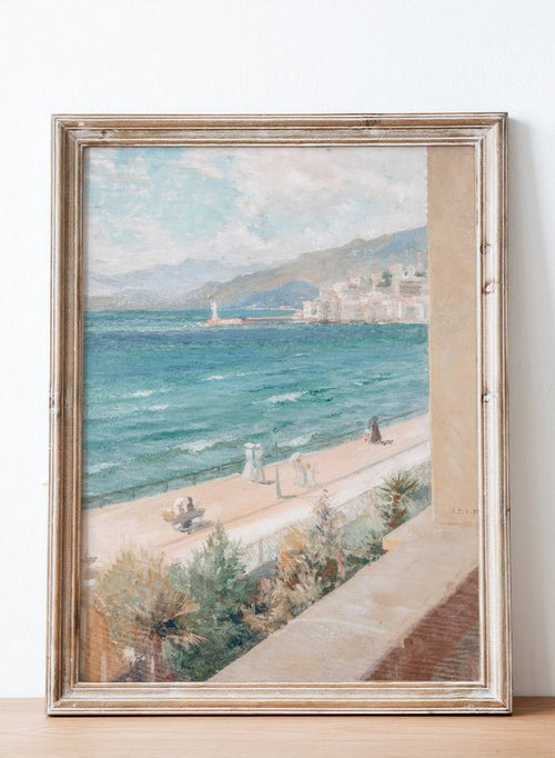 "From My Window in Cannes" Art Print_Sugar & Canvas_Albert Edelfelt