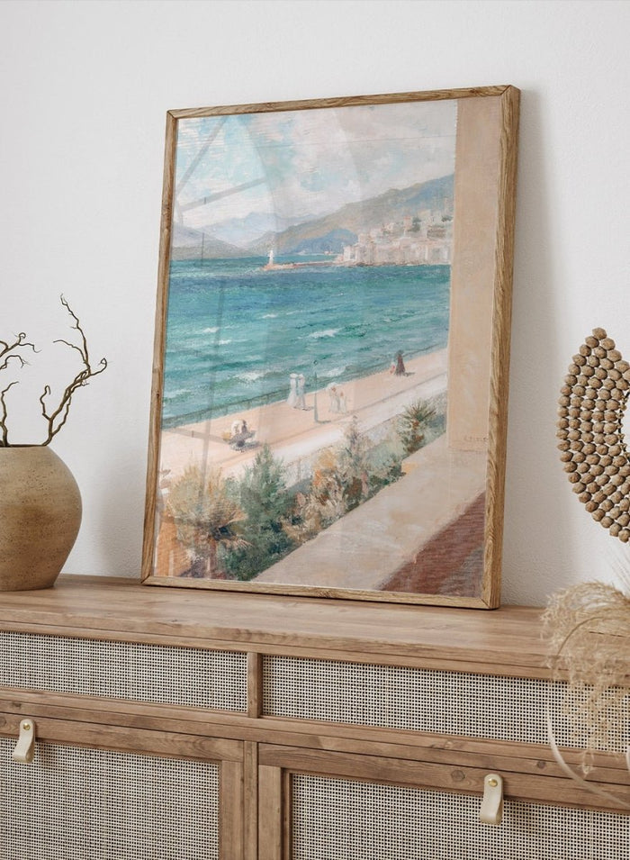 "From My Window in Cannes" Art Print_Sugar & Canvas_Albert Edelfelt