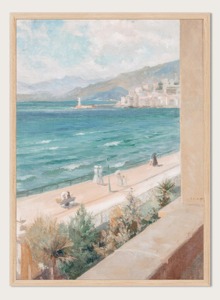 "From My Window in Cannes" Art Print_Sugar & Canvas_Albert Edelfelt