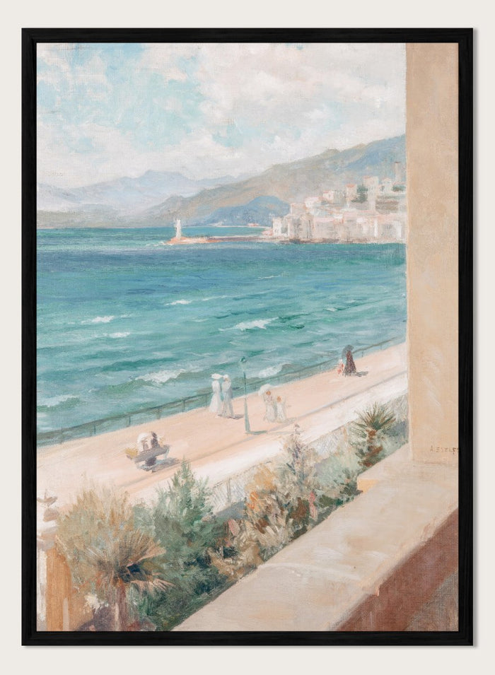 "From My Window in Cannes" Art Print_Sugar & Canvas_Albert Edelfelt