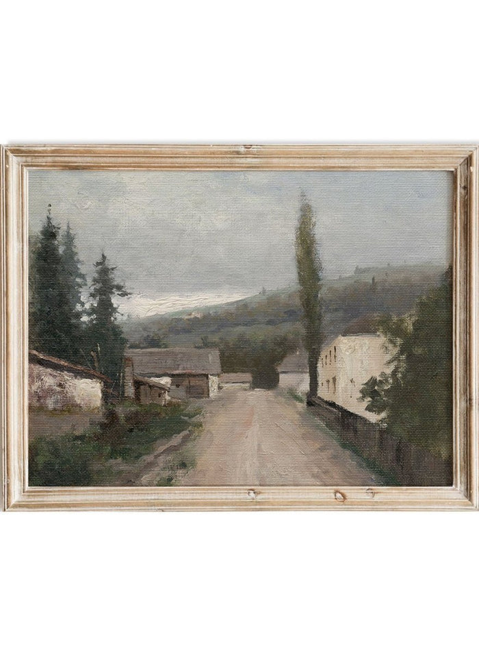 "From the West Slovak Village" Art Print_Sugar & Canvas_Felicián Moczik