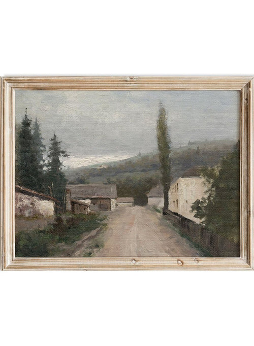 "From the West Slovak Village" Art Print_Sugar & Canvas_Felicián Moczik