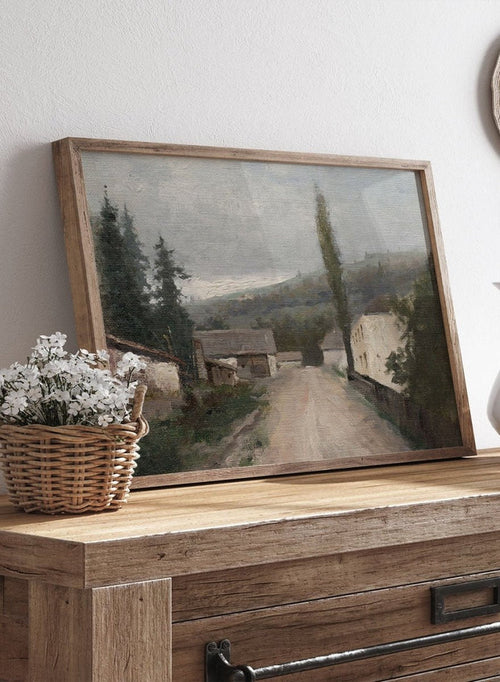 "From the West Slovak Village" Art Print_Sugar & Canvas_Felicián Moczik