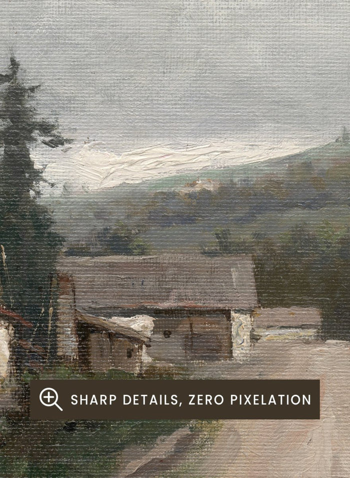 "From the West Slovak Village" Art Print_Sugar & Canvas_Felicián Moczik