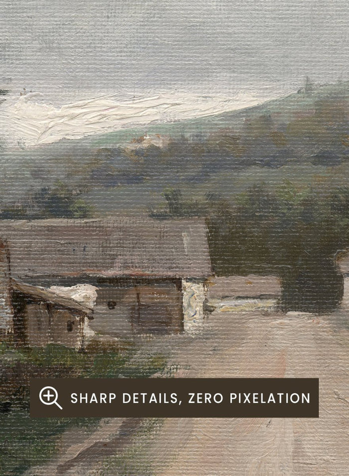 "From the West Slovak Village" Art Print_Sugar & Canvas_Felicián Moczik
