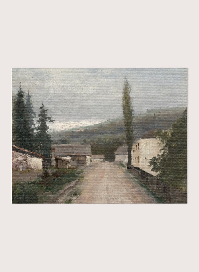 "From the West Slovak Village" Art Print_Sugar & Canvas_Felicián Moczik