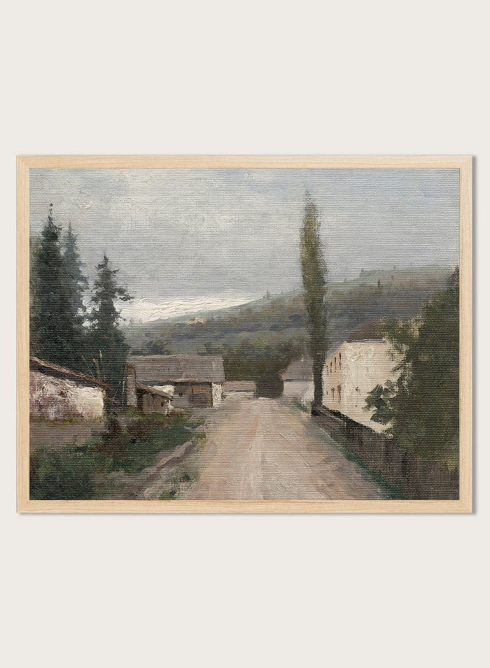 "From the West Slovak Village" Art Print_Sugar & Canvas_Felicián Moczik