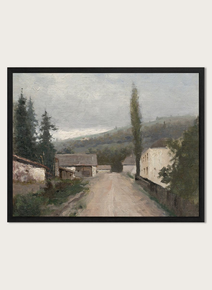 "From the West Slovak Village" Art Print_Sugar & Canvas_Felicián Moczik
