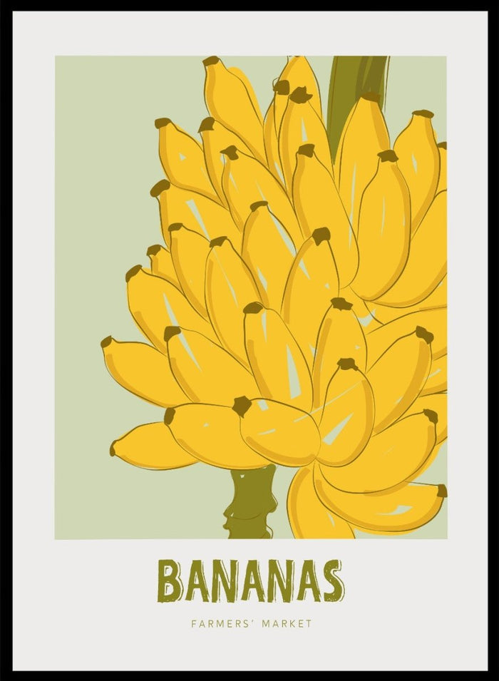 'Fruit Market Bananas' Aesthetic Art Print_Sugar & Canvas_Sugar & Canvas