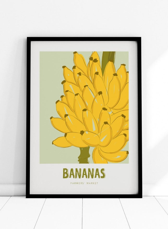 'Fruit Market Bananas' Aesthetic Art Print_Sugar & Canvas_Sugar & Canvas