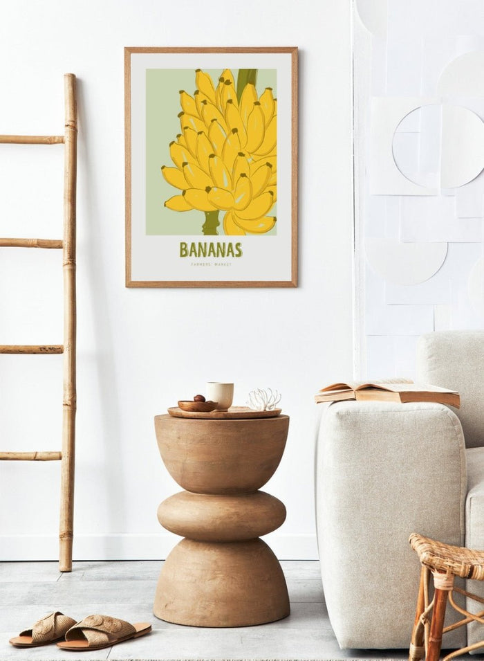 'Fruit Market Bananas' Aesthetic Art Print_Sugar & Canvas_Sugar & Canvas