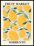 Fruit Market Sorrento Art Print_Sugar & Canvas
