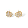 Galliane 16K Gold Openwork Lattice Earrings