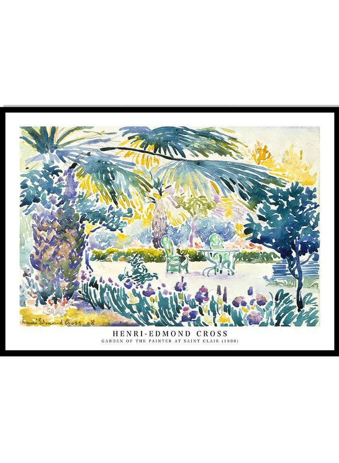 Garden of the Painter at Saint Clair by Henri - Edmond Cross Print_Sugar & Canvas
