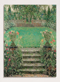 "Garden Steps, Gerberoy" Art Print_Sugar & Canvas_Henri Le Sidaner