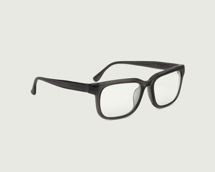 Ant::Garth Eyeglasses square Black acetate front diagonal