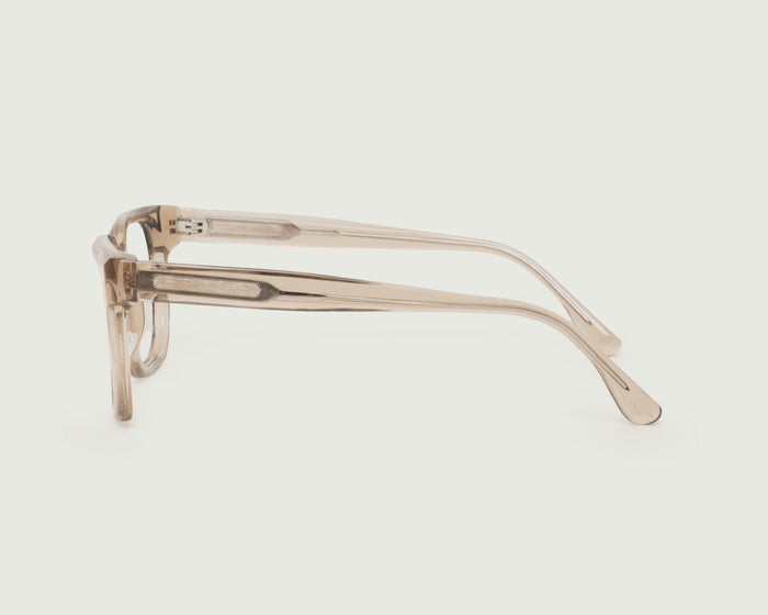 Sesame::Garth Eyeglasses square Brown acetate side