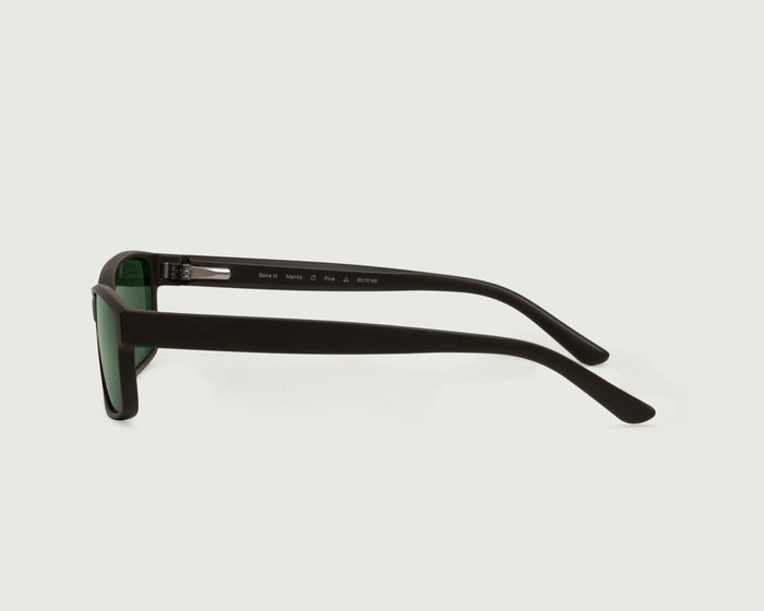 Mantis::Gene Wide Sunglasses rectangle brown recycled polyester side