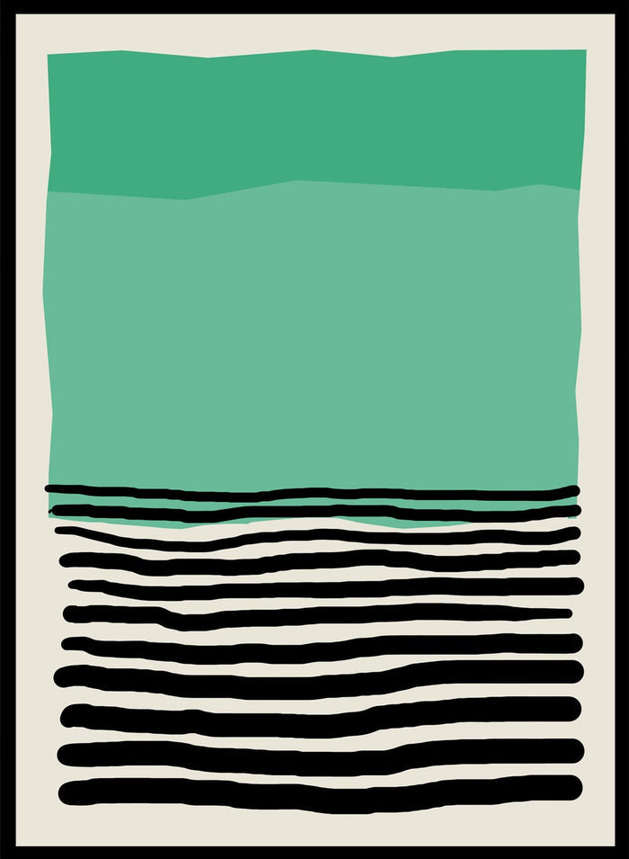 Geometric Color Block Art Print AB05_Sugar & Canvas