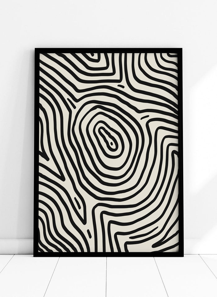 Geometric Pattern Abstract Art Print AB01_Sugar & Canvas