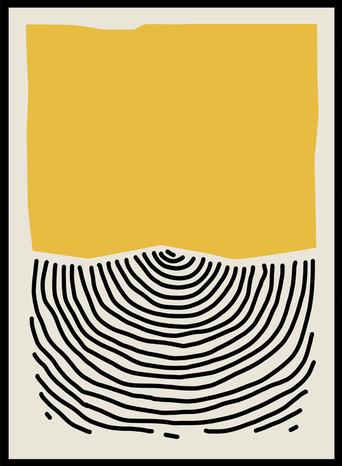Geometric Zebra Art Print_Sugar & Canvas