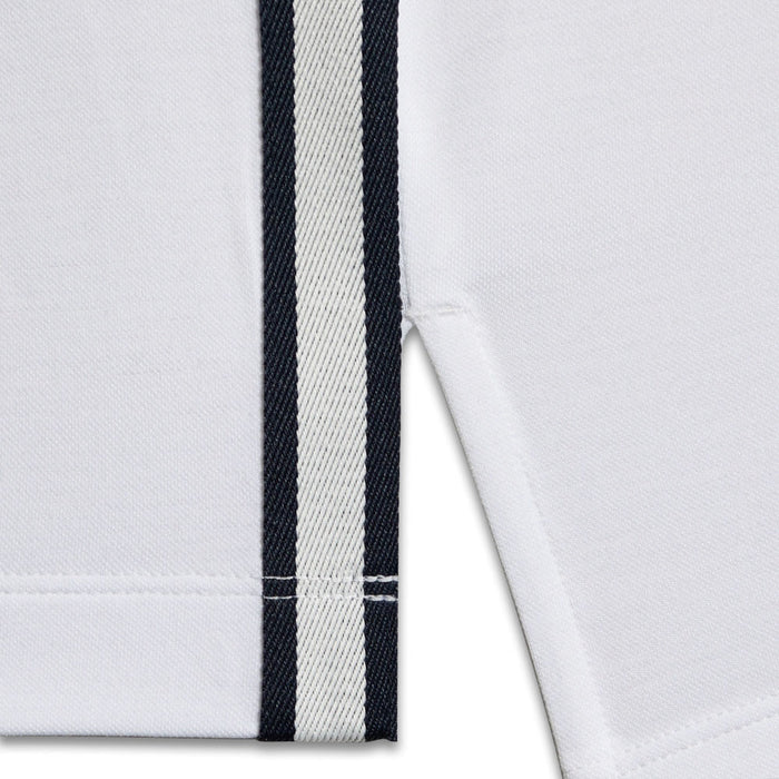 Gfore Tux Quarter Zip Boxy Golf Polo (with Gfore Emblem) Snow - SP26 Women