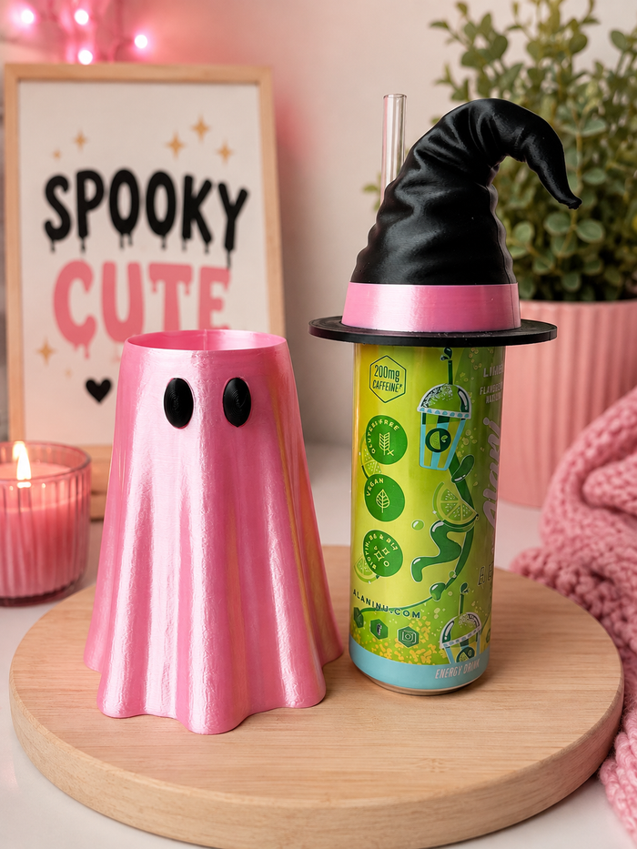 Ghost cooler WITH witch Hat