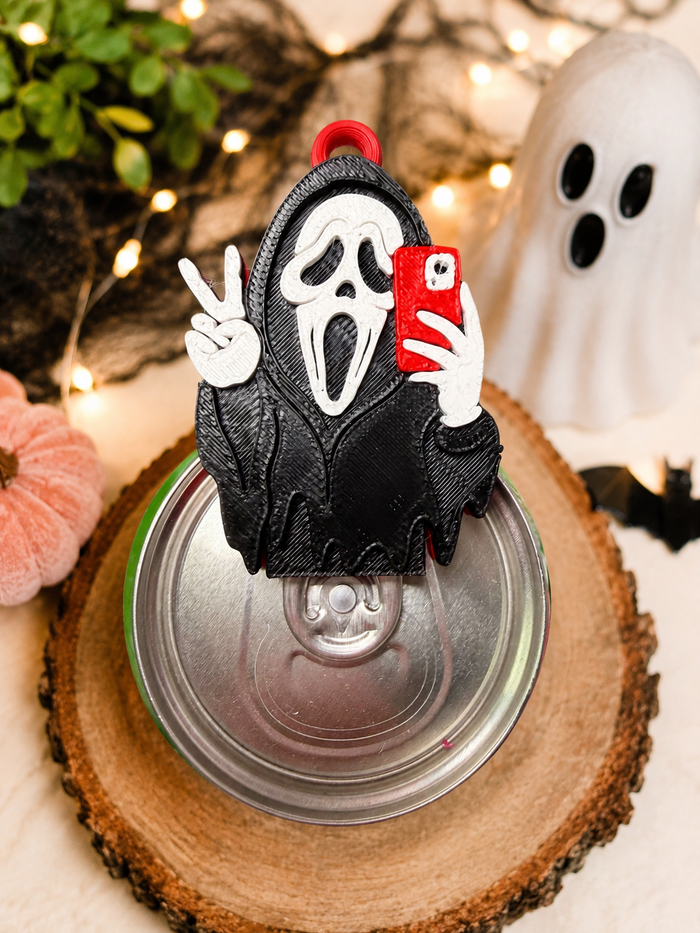 Ghost face with phone Can Tab Opener