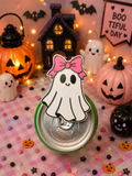 Ghost with bow can tab opener