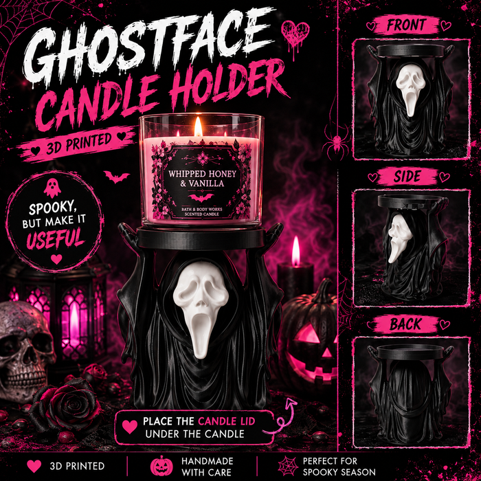 Ghostface Candle Holder