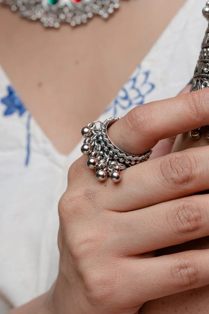 Ghungroo Ring - Free Size, Adjustable