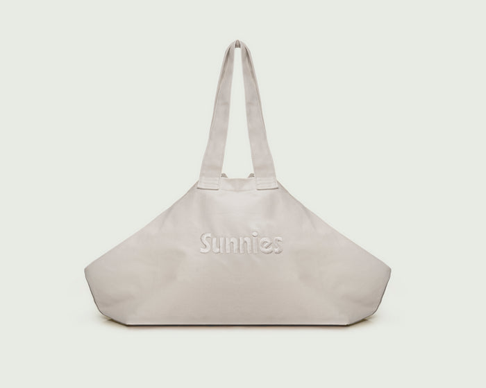 Truffle::Giant Tote  Gray  front diagonal