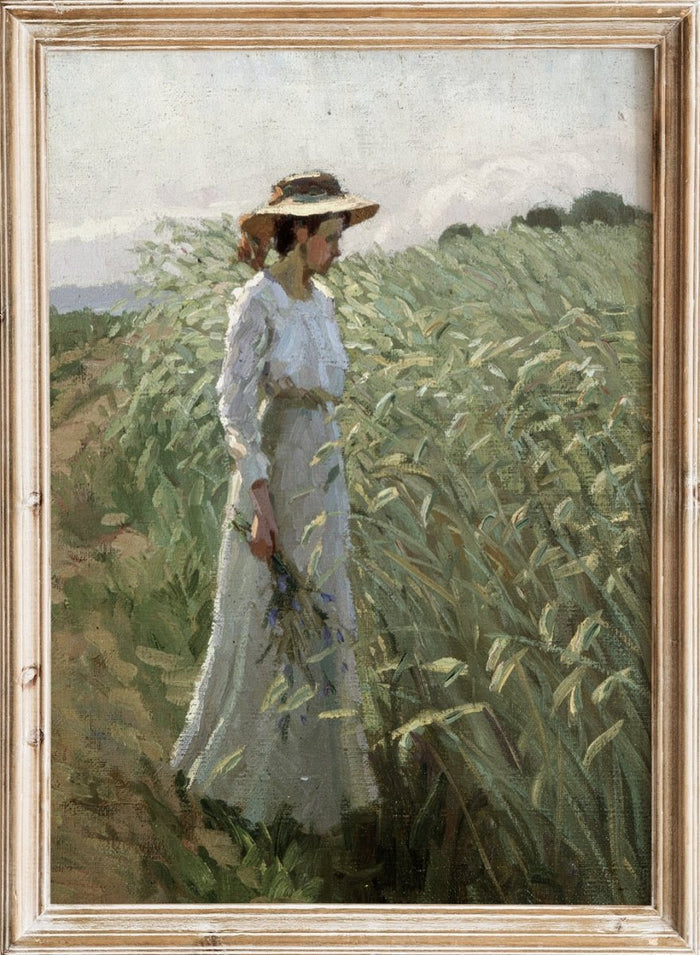 "Girl in the Wheat Field" Art Print_Sugar & Canvas_Bernhard Klinckerfuß