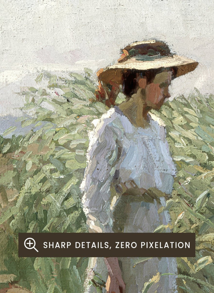 "Girl in the Wheat Field" Art Print_Sugar & Canvas_Bernhard Klinckerfuß