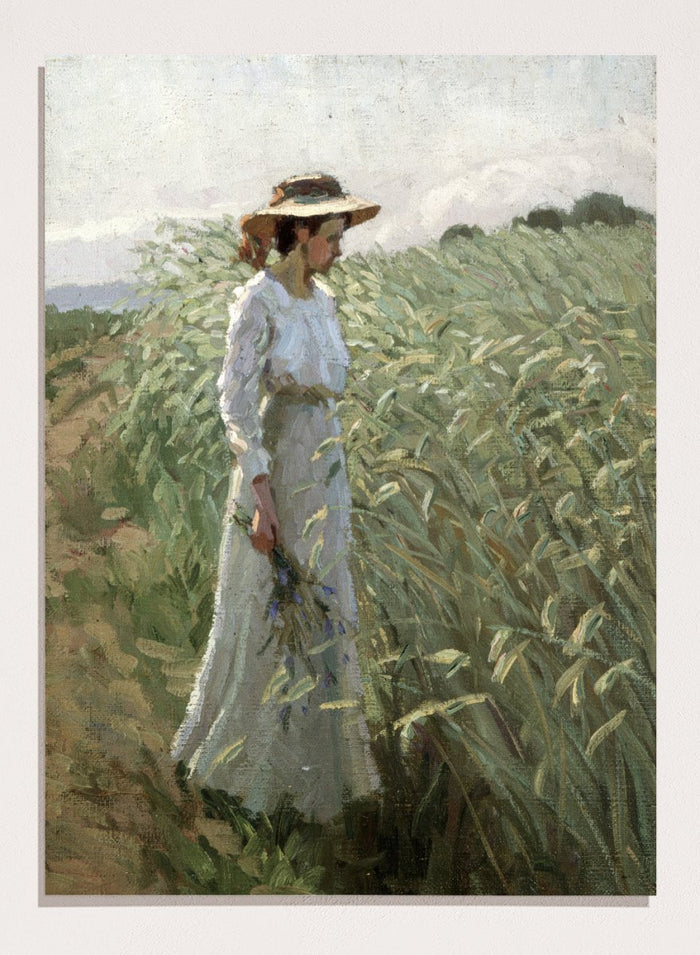 "Girl in the Wheat Field" Art Print_Sugar & Canvas_Bernhard Klinckerfuß