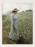 "Girl in the Wheat Field" Art Print_Sugar & Canvas_Bernhard Klinckerfuß