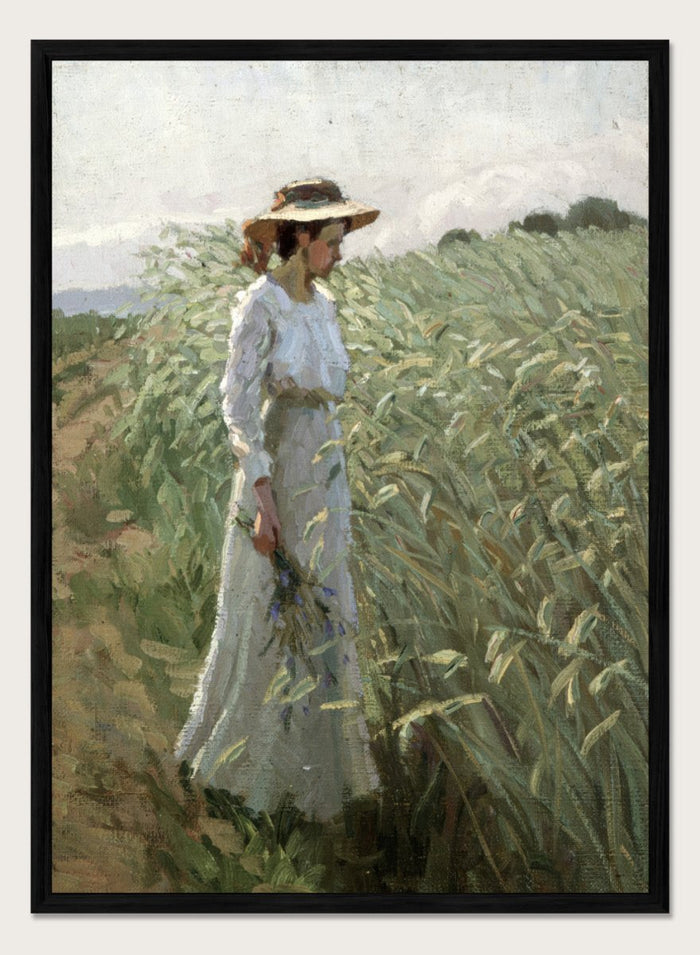 "Girl in the Wheat Field" Art Print_Sugar & Canvas_Bernhard Klinckerfuß