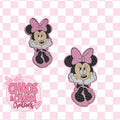 Girl Mouse with Bow  Mini Tray