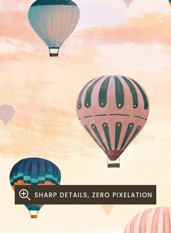 Goed Blauw - Air Balloons Sky Art Print
