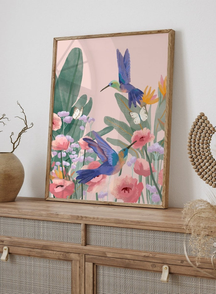 Goed Blauw - Hummingbirds Art Print