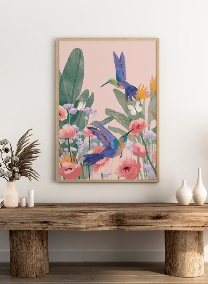 Goed Blauw - Hummingbirds Art Print
