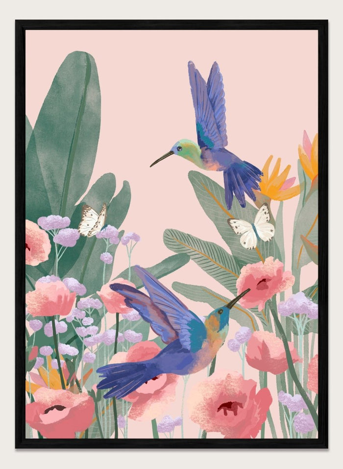 Goed Blauw - Hummingbirds Art Print