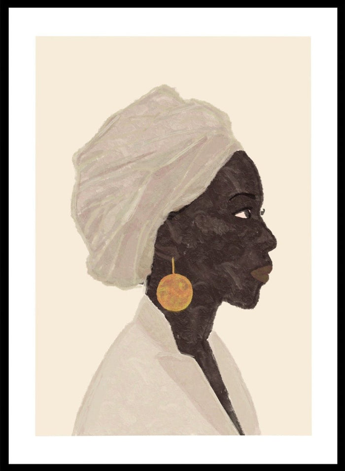 'Golden Earring' Aesthetic Art Print_Sugar & Canvas_Sugar & Canvas
